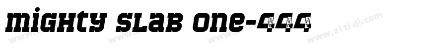 mighty slab one字体转换